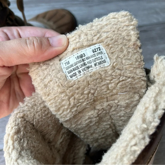 TIMBERLAND Mt. Holly Tall Lace Up Duck Boots in Taupe - Picture 14 of 16